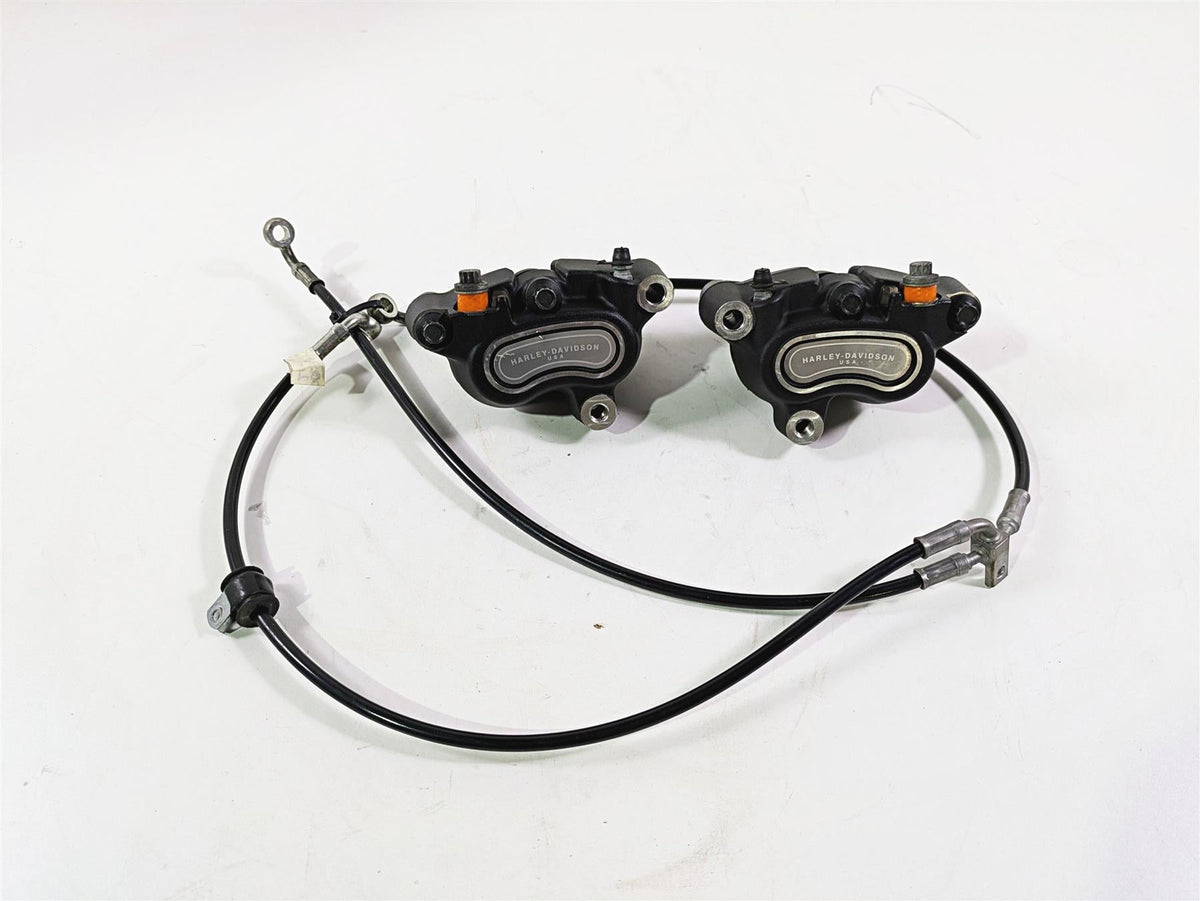 2016 Harley FXDL Dyna Low Rider Front Brake Caliper Set 41300001 41300002 {{ shop.shopifyCountryName }} - Mototech271