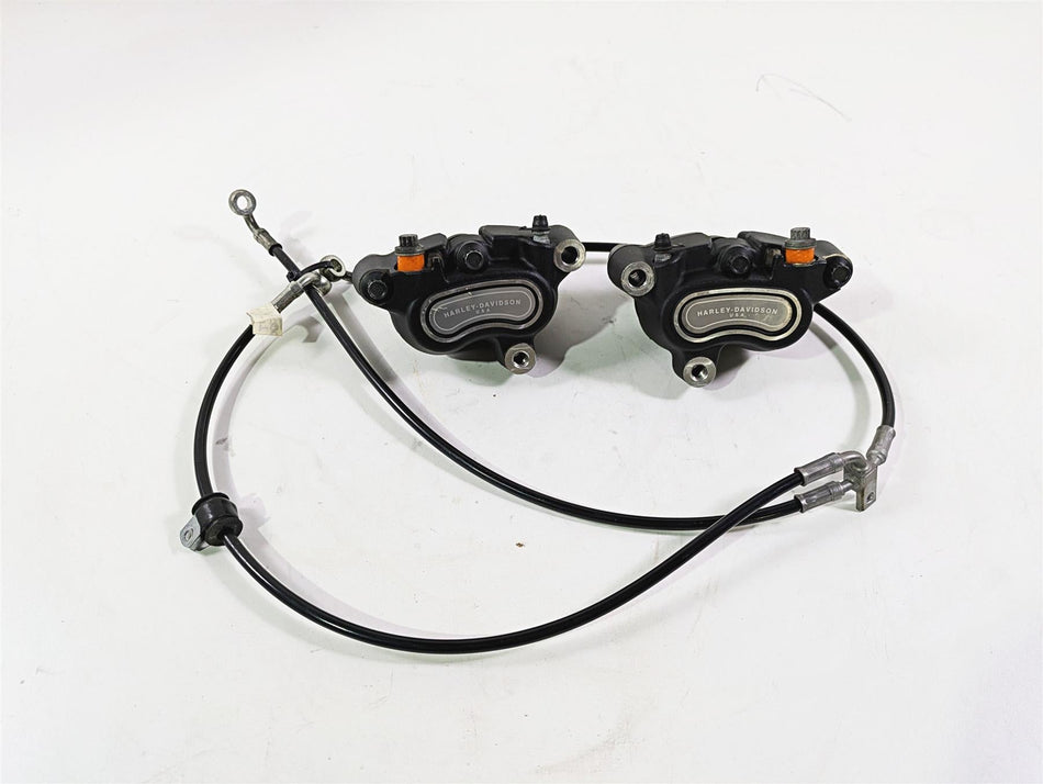 2016 Harley FXDL Dyna Low Rider Front Brake Caliper Set 41300001 41300002 {{ shop.shopifyCountryName }} - Mototech271