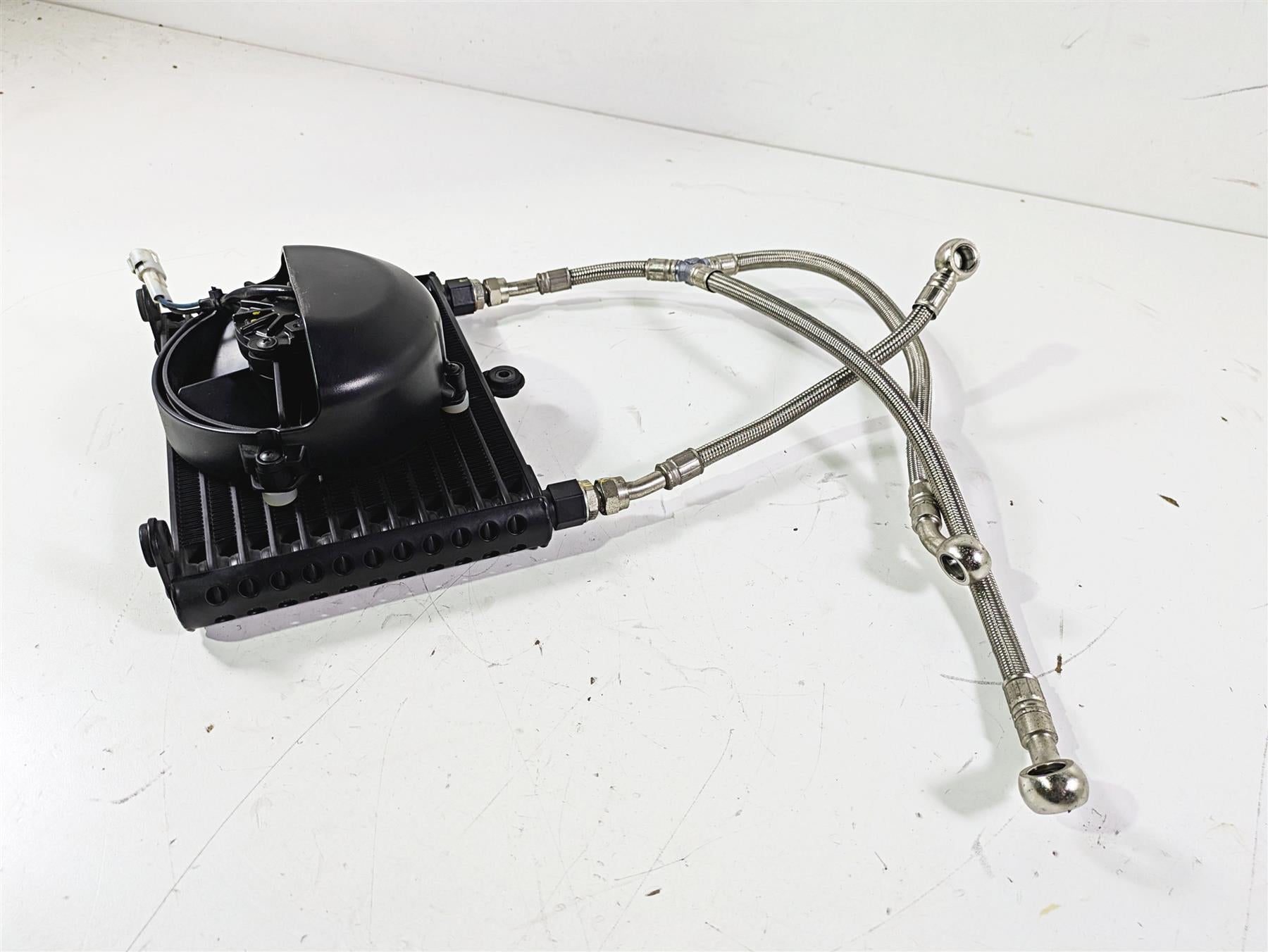 2014 Moto Guzzi California 1400 Touring Oil Cooler Lines & Fan Set B063090 {{ shop.shopifyCountryName }} - Mototech271