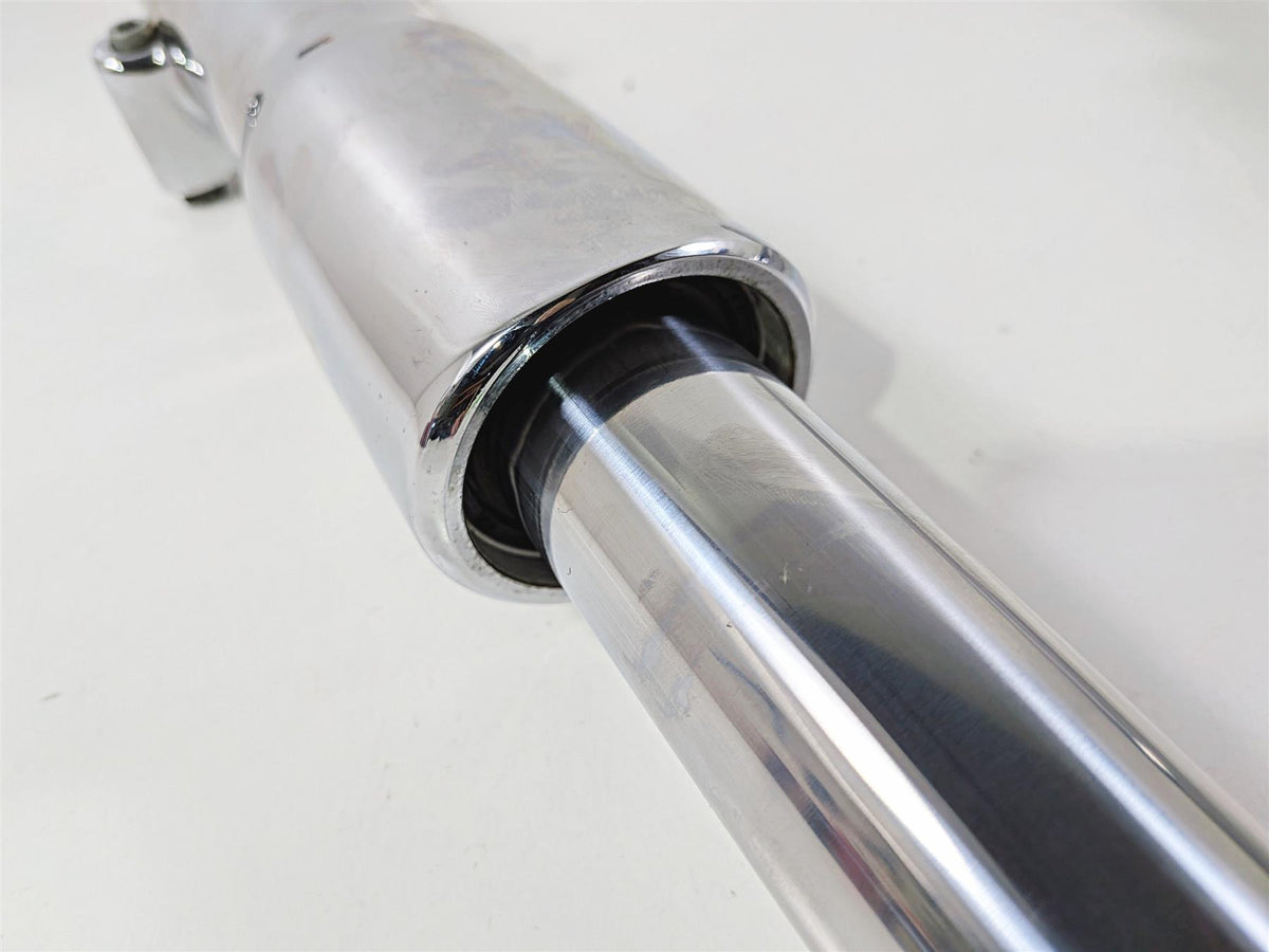 2005 Harley Softail FLSTFSE CVO Fat Boy Chrome Front Fork Leg Set 46310-05 46312-05-Mototech271