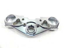 Load image into Gallery viewer, 2005 Harley VRSCSE CVO V-Rod Chrome Upper Triple Tree Clamp 49mm 46773-02
