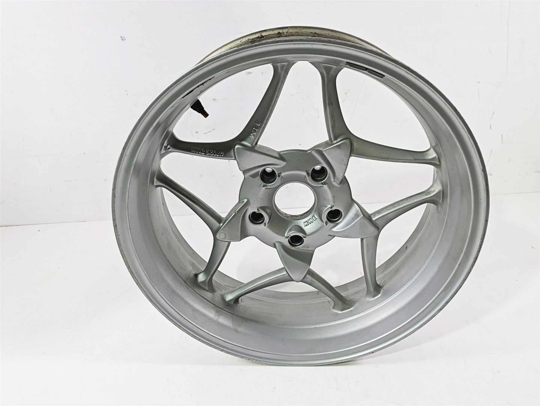 2010 BMW R1200RT K26 Straight 17x5.5 Rear Wheel Rim 36317683070 {{ shop.shopifyCountryName }} - Mototech271