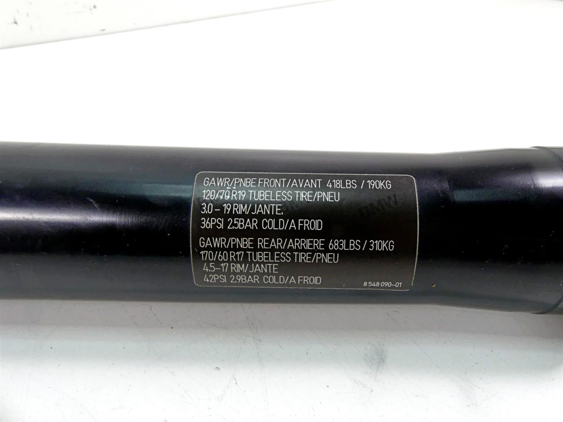 2016 BMW R1200GS Adv K51 Straight Front Fork Leg Set 31428549379 31428566533 {{ shop.shopifyCountryName }} - Mototech271