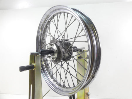 2000 Harley Dyna FXR4 CVO Super Glide Front Chrome Wheel Rim 19x2.5 43547-05 {{ shop.shopifyCountryName }} - Mototech271