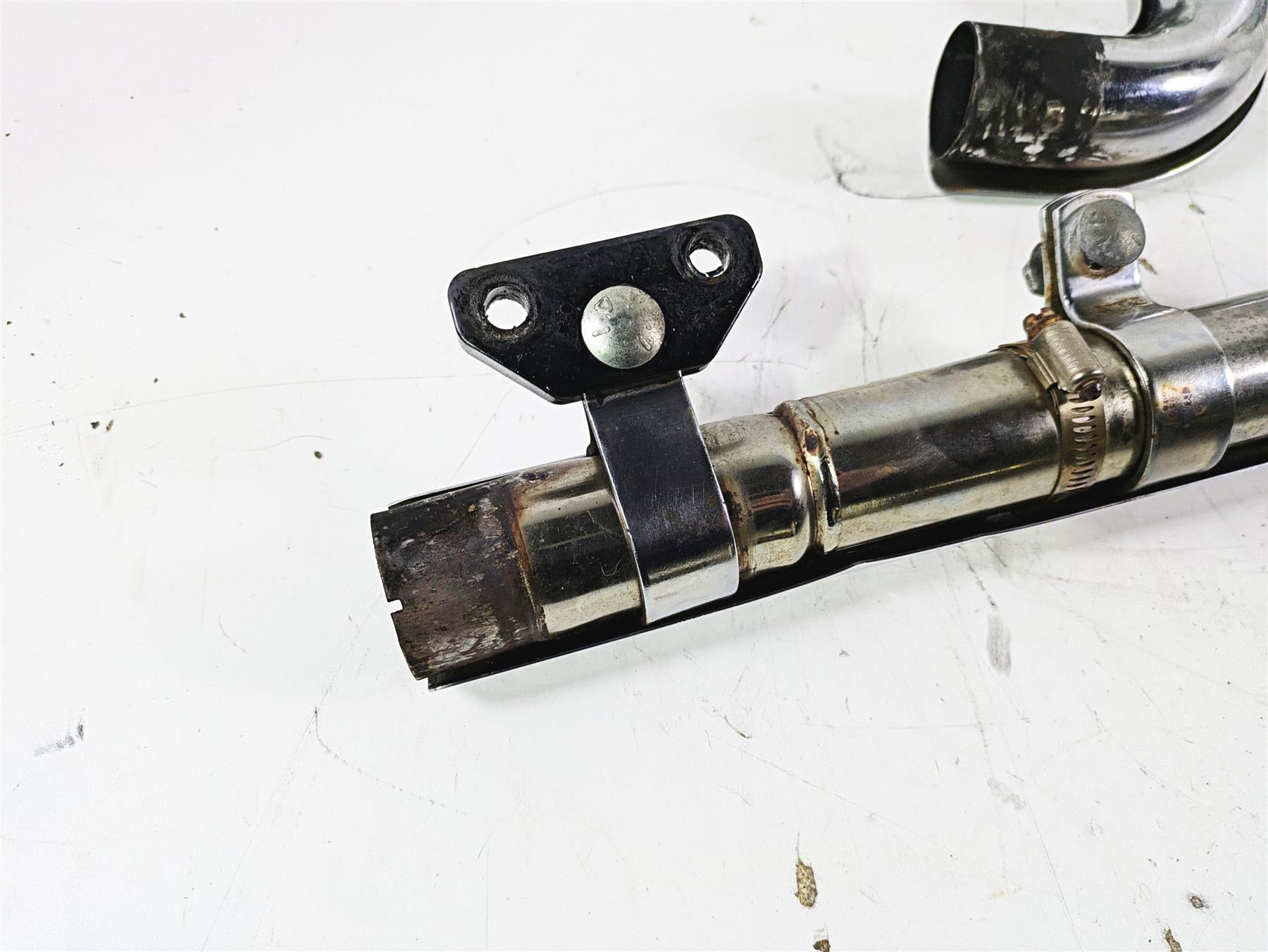2005 Harley Softail FLSTSCI Heritage Springer Exhaust Pipe Header Set 65513-00A {{ shop.shopifyCountryName }} - Mototech271