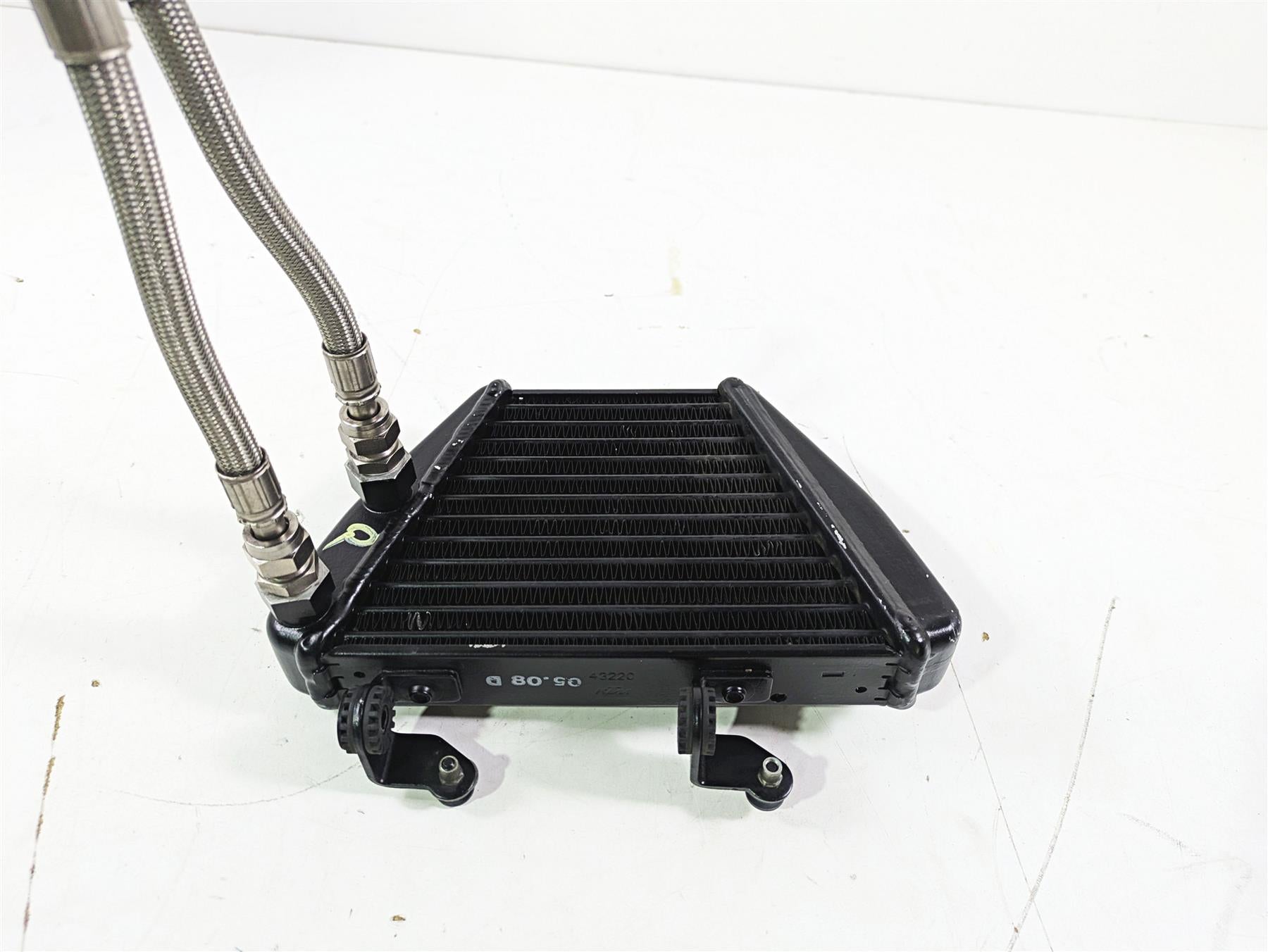 2008 Ducati SBK 1098 S Oil Cooler + Lines Hose Set 54840781A {{ shop.shopifyCountryName }} - Mototech271