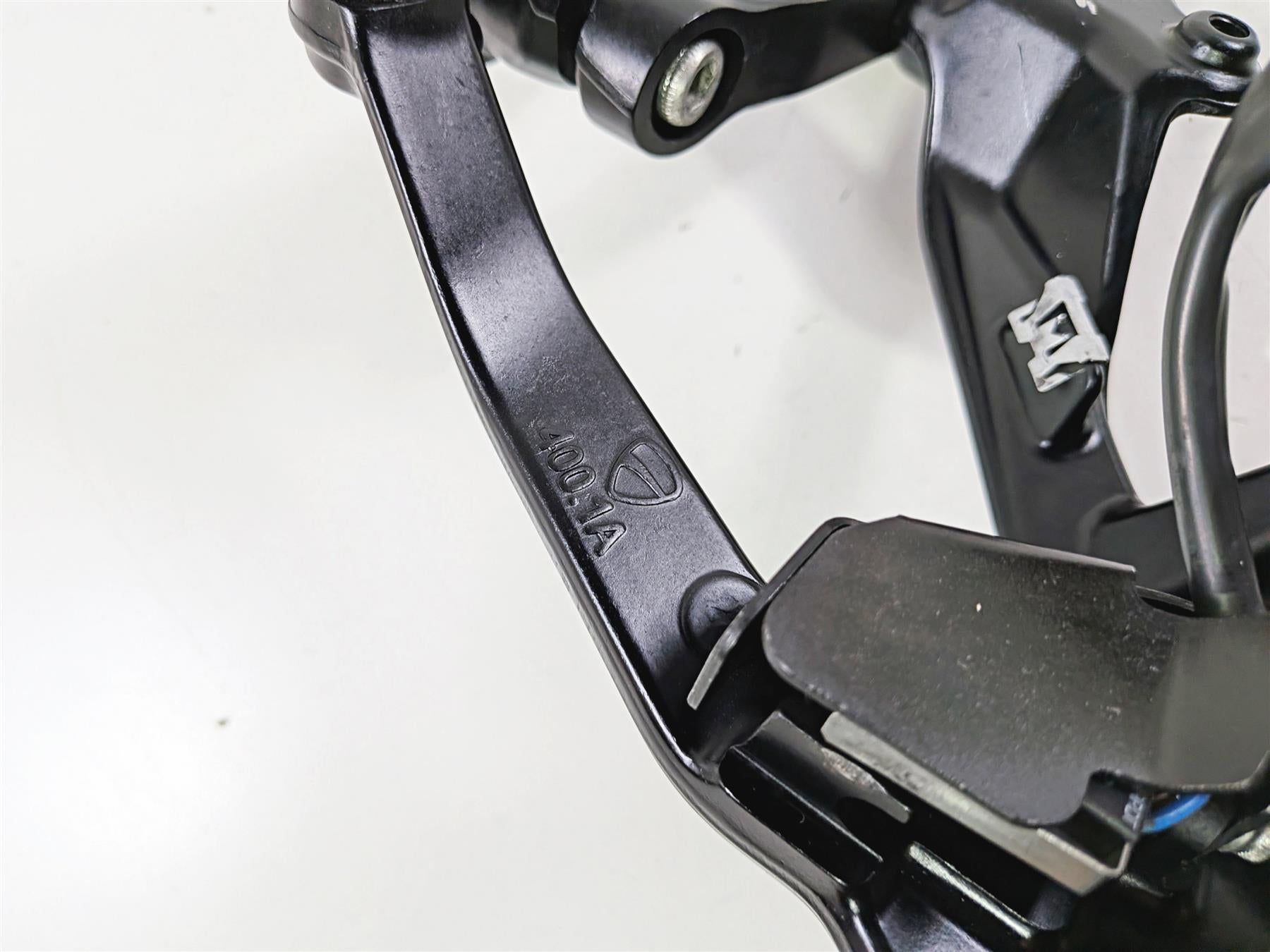 2023 Ducati Streetfighter V4 Black Right Rider Foot Peg & Mount 82414002AB-Mototech271