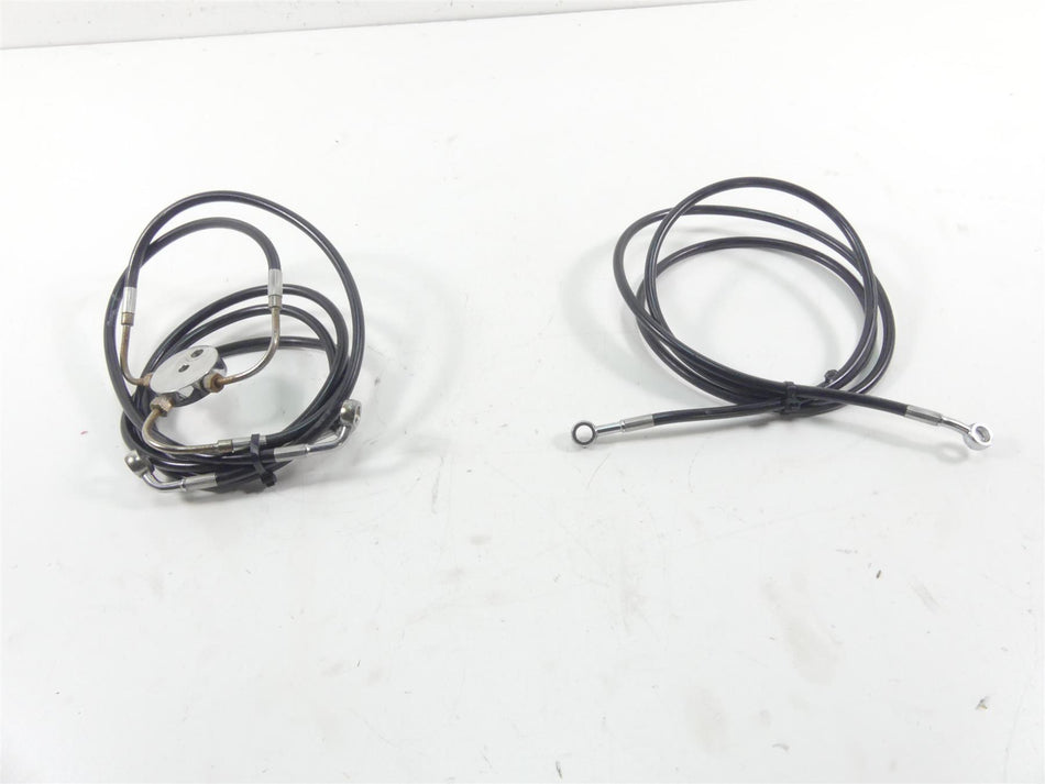 2011 Harley Touring FLTRU Road Glide Front Abs Brake Line Set 41679-09 42161-09 {{ shop.shopifyCountryName }} - Mototech271