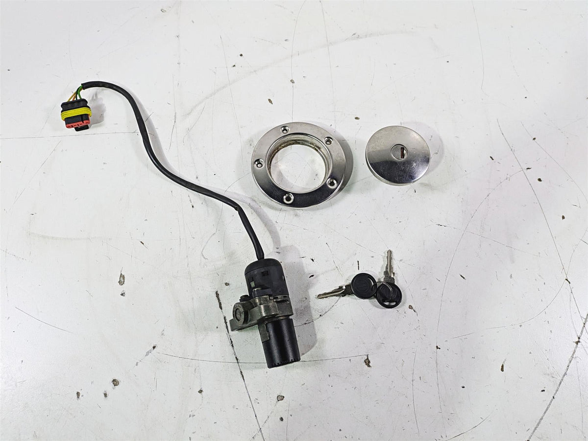 1998 Moto Guzzi California 1100 EV Ignition Switch Key Lock Cap Set GU03736801 {{ shop.shopifyCountryName }} - Mototech271