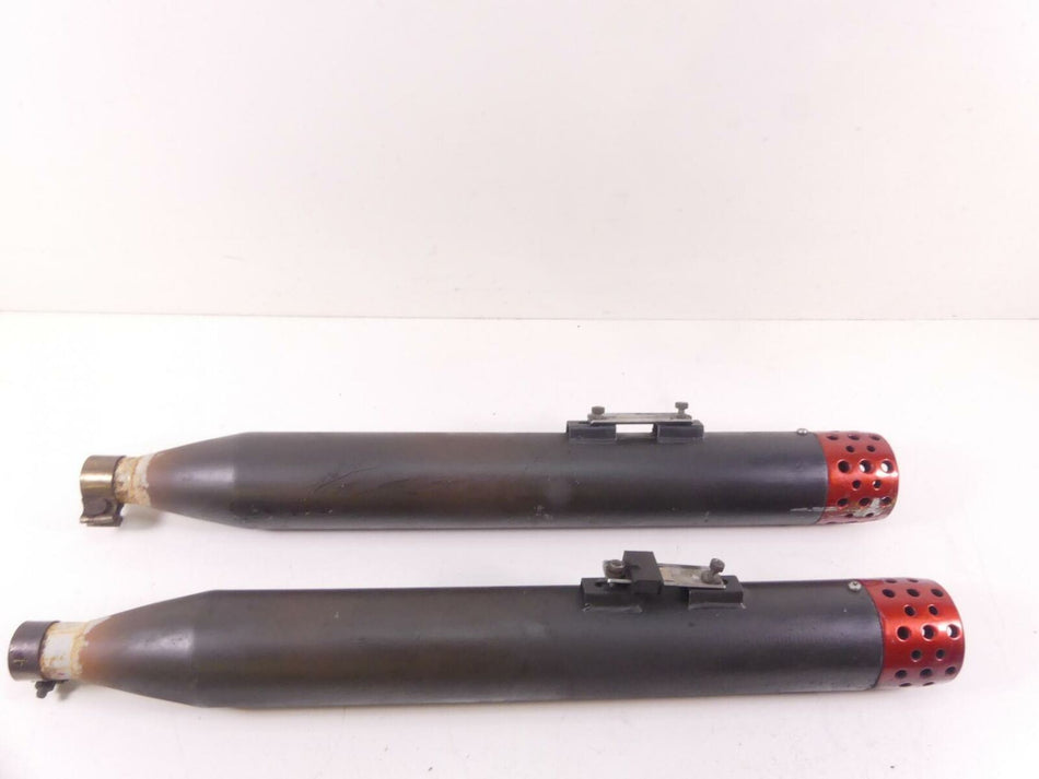 2014 Harley Touring FLHTCU Electra Glide Exhaust Muffler Silencer Set 17131407 {{ shop.shopifyCountryName }} - Mototech271