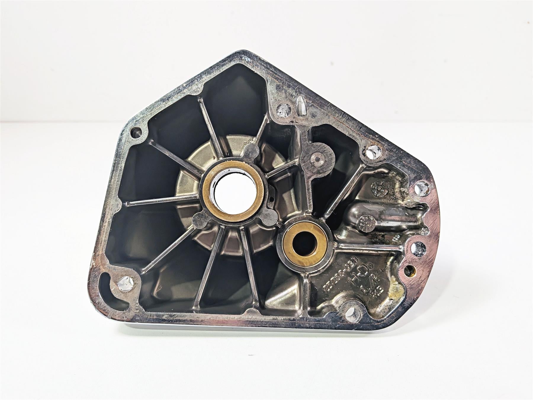 1998 Harley Dyna FXDL Low Rider Crankcase Engine Chrome Side Cover 25256-93A {{ shop.shopifyCountryName }} - Mototech271