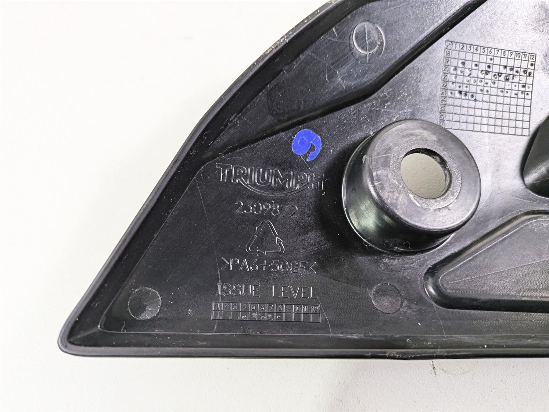 2024 Triumph Tiger 900 GT Rear Blinker Mount Plastic Cover Fairing T2309872 {{ shop.shopifyCountryName }} - Mototech271