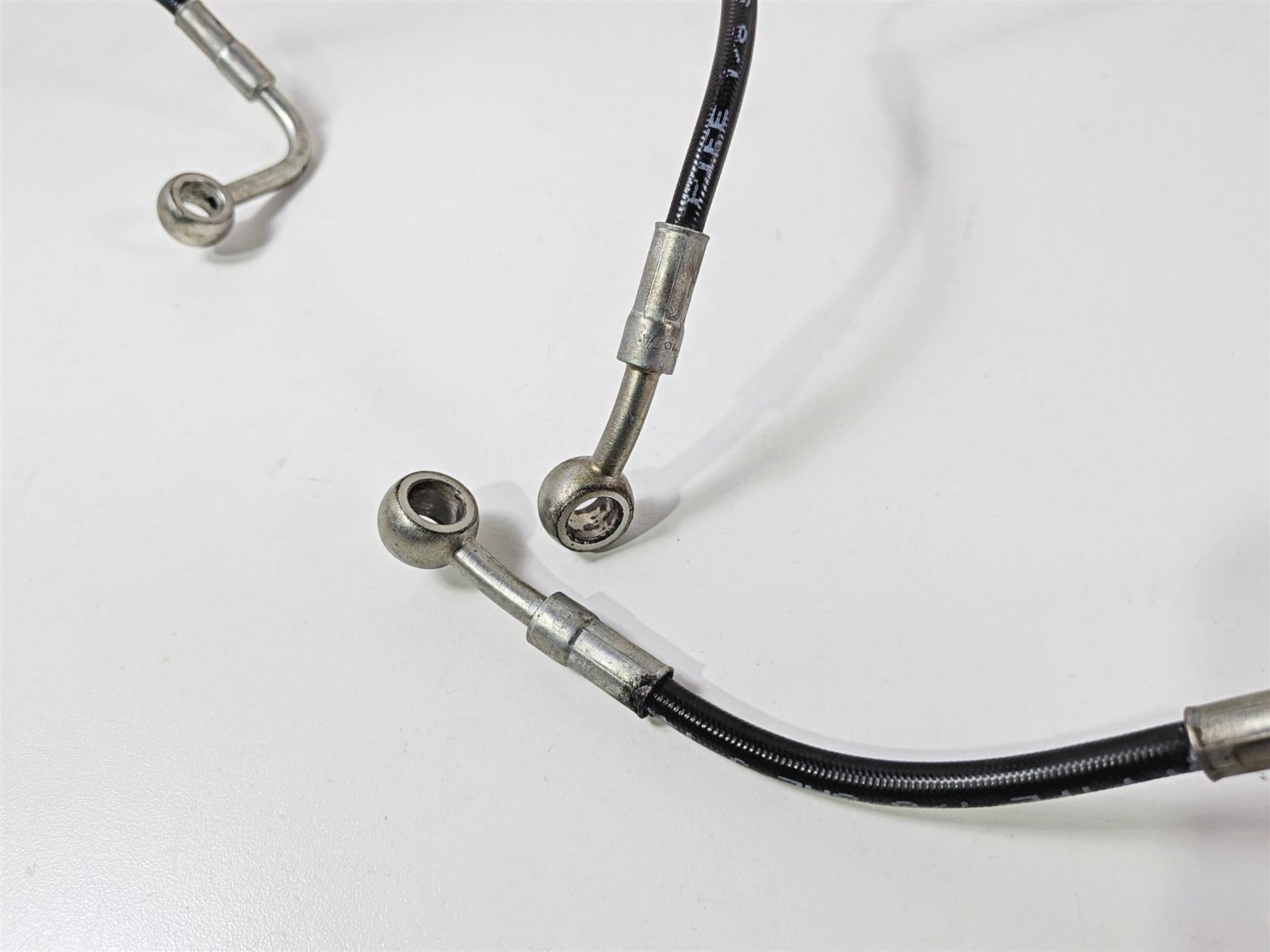 2016 Ducati Hypermotard 939 SP Front Rear Abs Brake Line Set 61810491A 61910411B-Mototech271