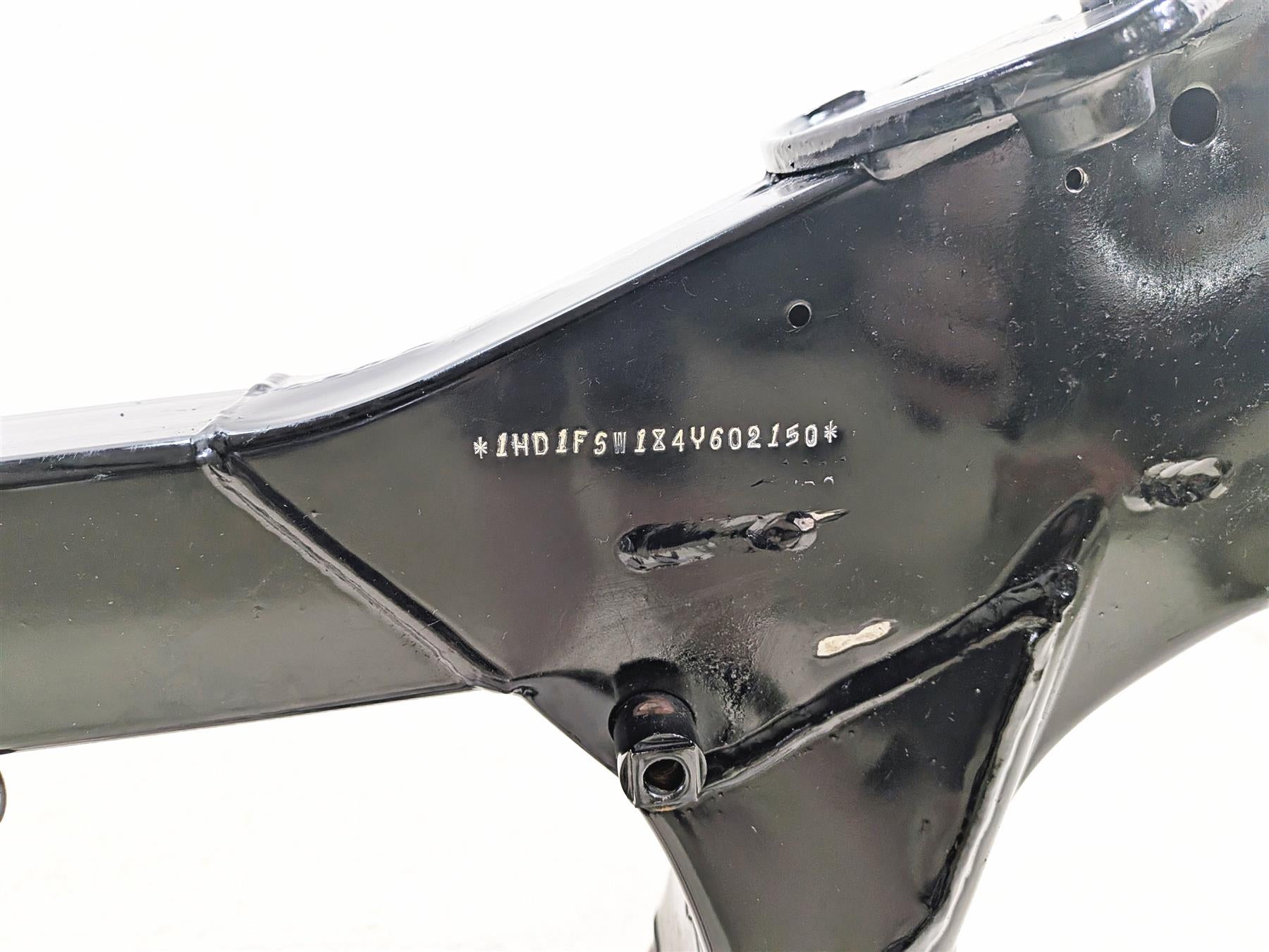 2004 Harley Touring FLTRI Road Glide Straight Frame Chassis & Swingarm with Clean Iowa Title T47900-02A-Mototech271