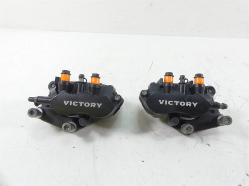2011 Victory Vision Tour Nissin Front Brake Caliper Set 1911510 1911511 | Mototech271