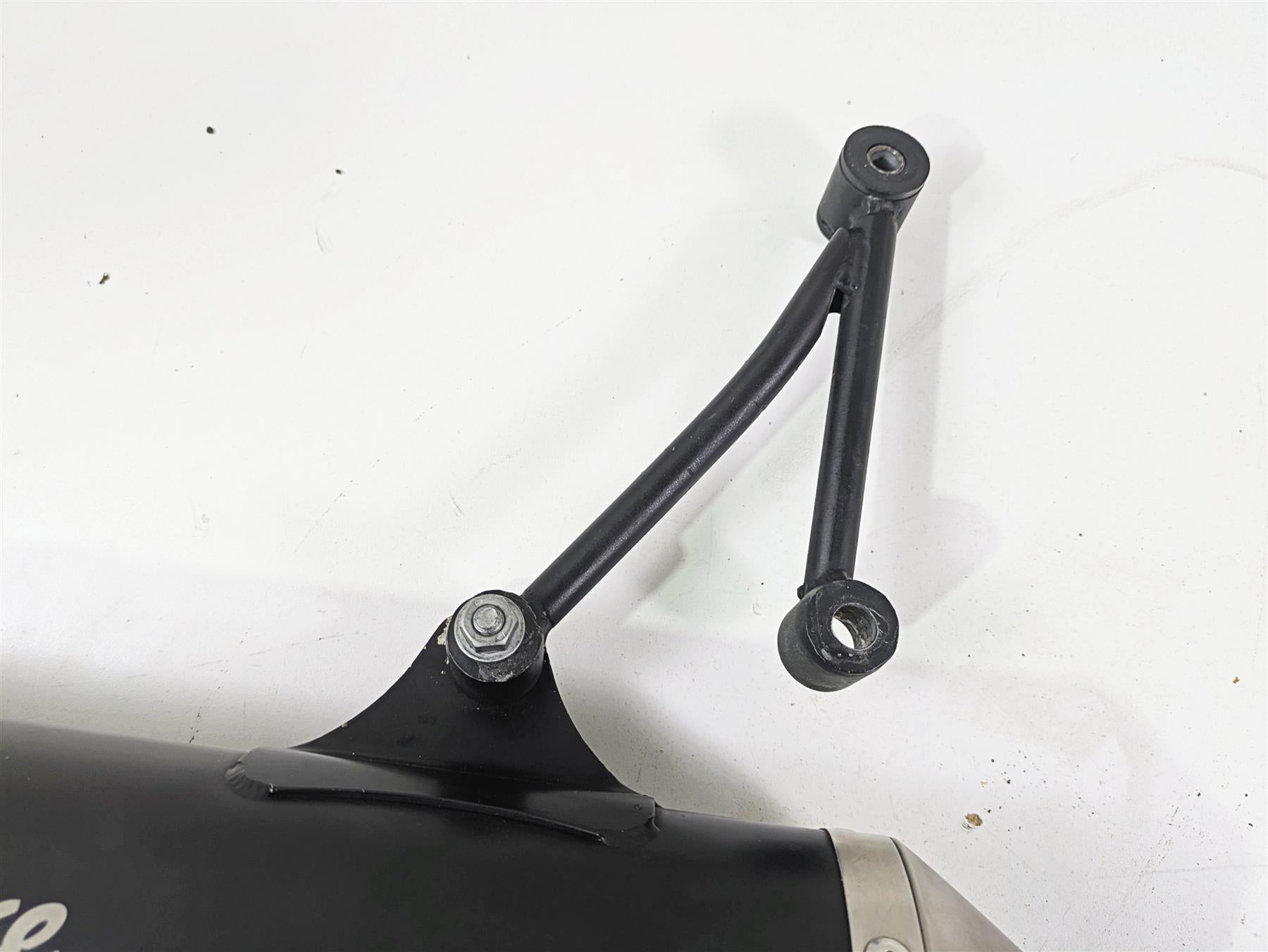 Inlet 54mm 17.5" Long Left Leo Vince Universal Exhaust Pipe Muffler Silencer Can {{ shop.shopifyCountryName }} - Mototech271