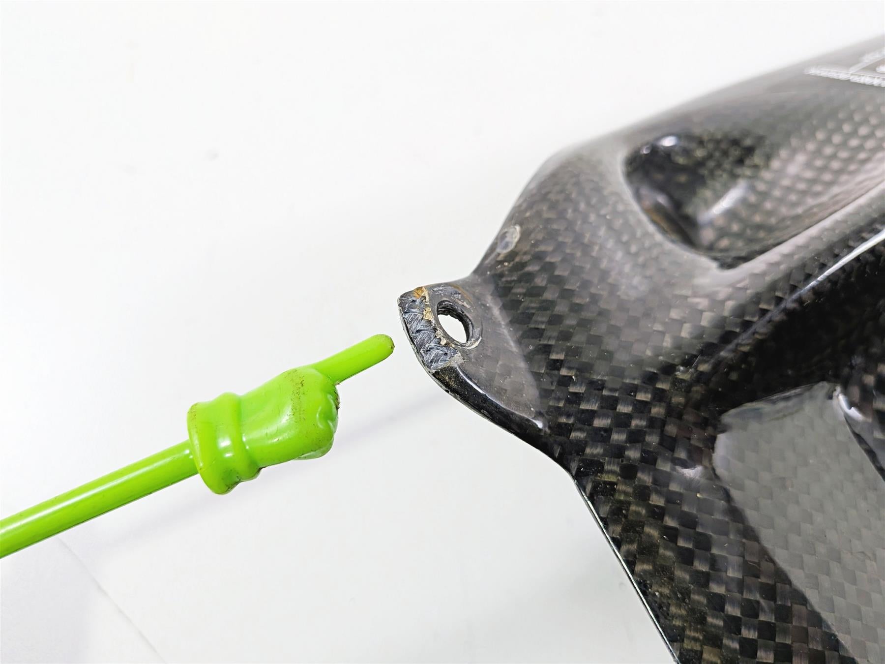 2008 Aprilia RSVR 1000 Factory Carbon Fiber Rear Fender Mud Guard 8156165 {{ shop.shopifyCountryName }} - Mototech271