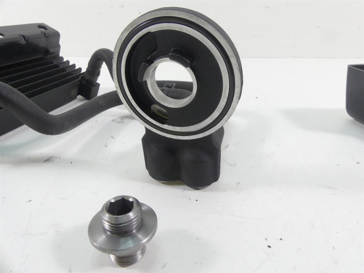 2016 Harley Touring FLTRX Road Glide Oil Cooler Flange Cover Set 63083-11 {{ shop.shopifyCountryName }} - Mototech271