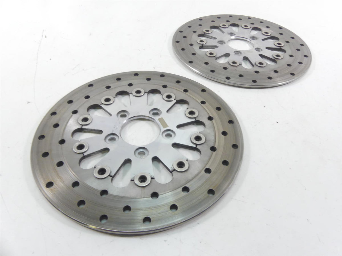2000 Harley Dyna FXR4 CVO Super Glide Front & Rear Brake Rotor Disc Set 44372-00 {{ shop.shopifyCountryName }} - Mototech271
