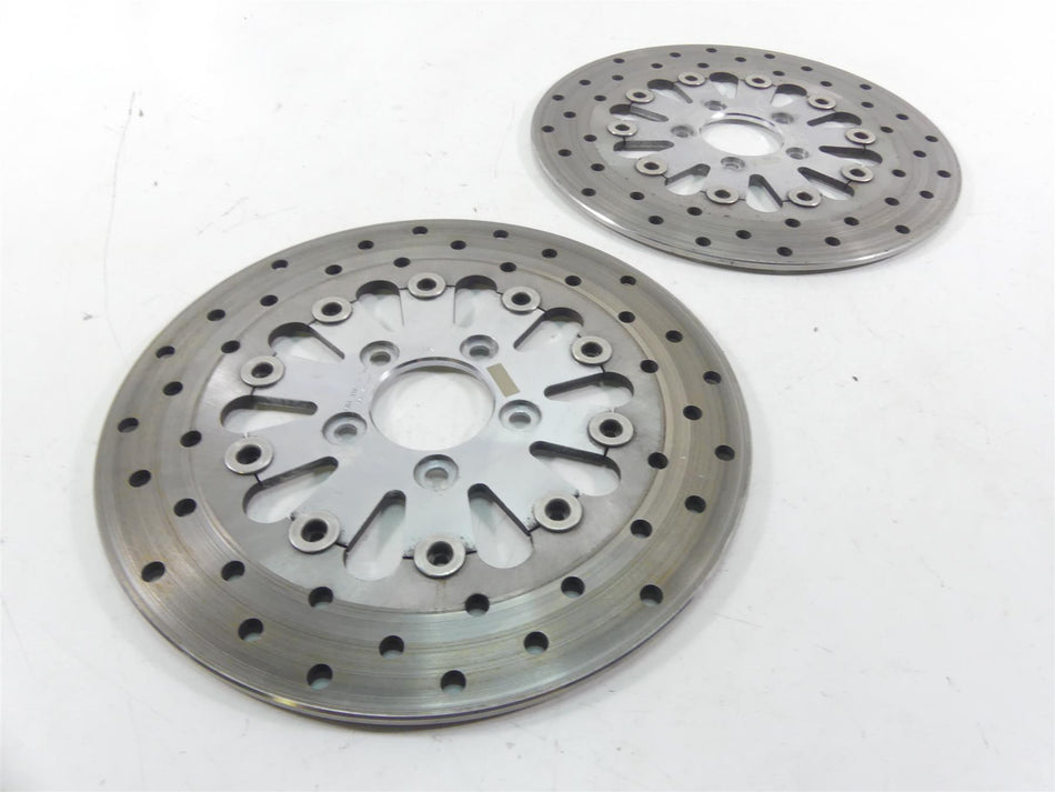 2000 Harley Dyna FXR4 CVO Super Glide Front & Rear Brake Rotor Disc Set 44372-00 {{ shop.shopifyCountryName }} - Mototech271