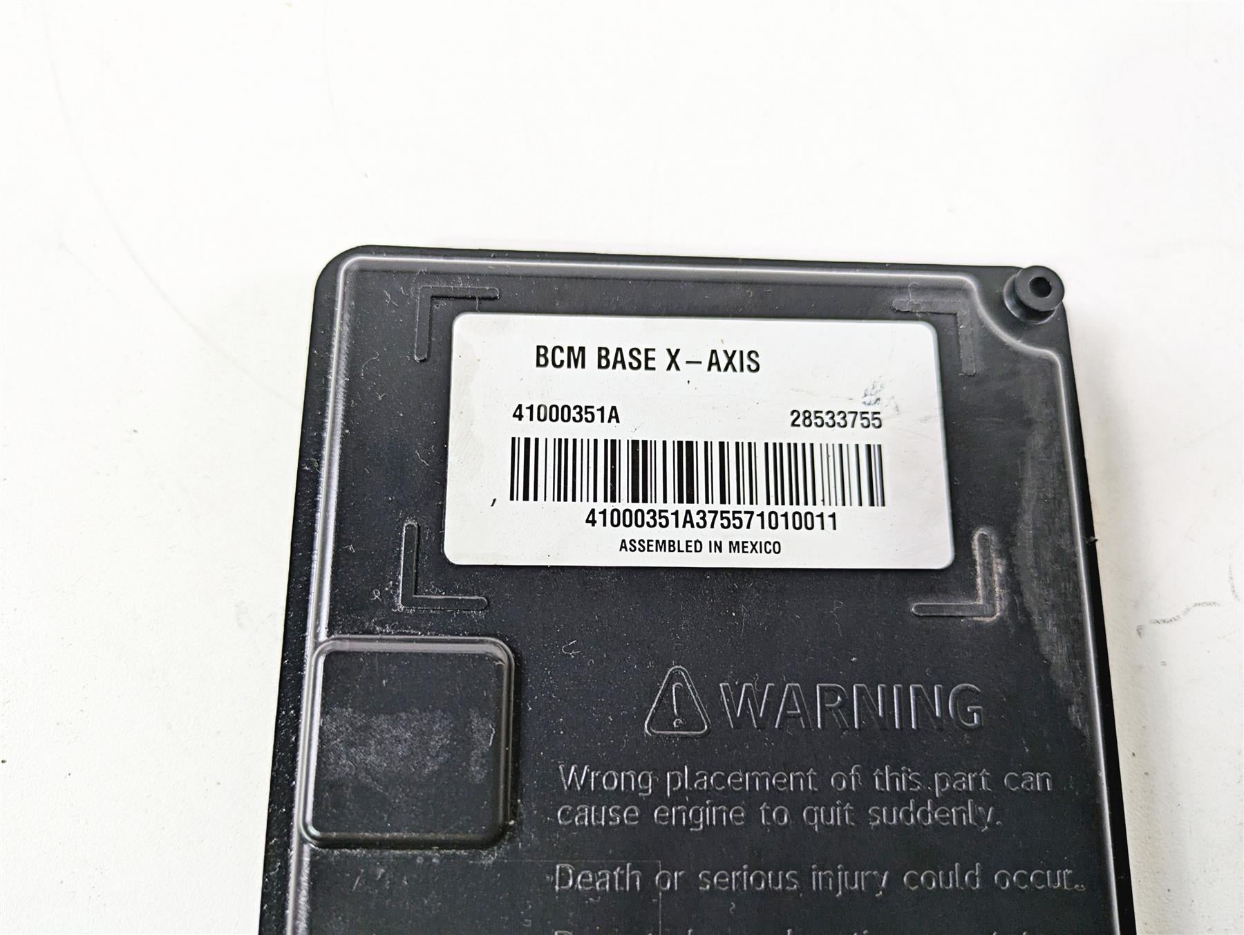 2017 Harley Dyna FXDB Street Bob Bcm X-Axis Base Control Module 41000351A {{ shop.shopifyCountryName }} - Mototech271