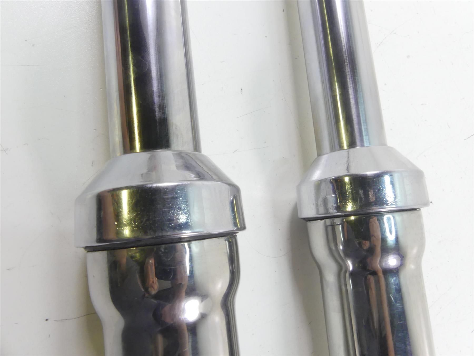 2004 Harley FXDWGI Dyna Wide Glide Chrome Front Fork Leg Set - Read 46004-00 {{ shop.shopifyCountryName }} - Mototech271