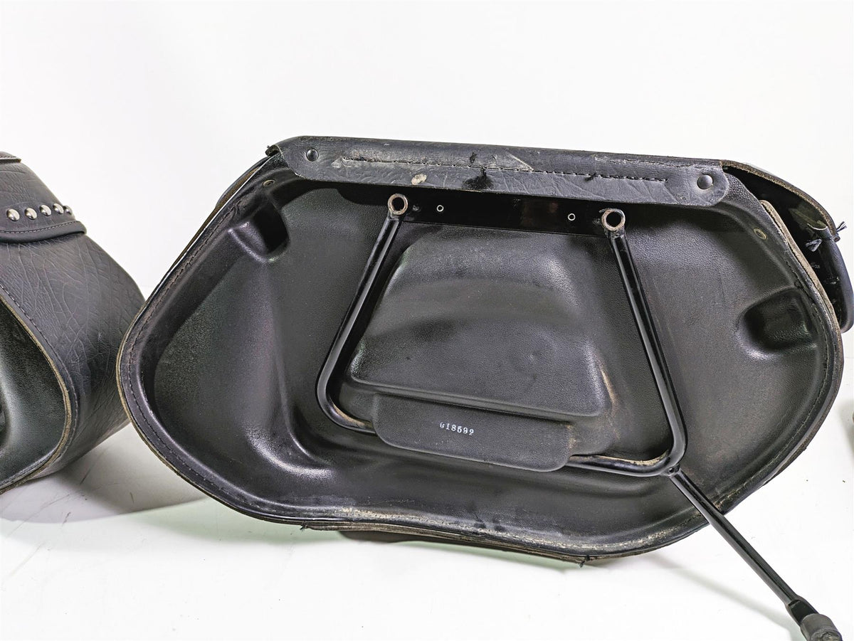 2008 Harley FLSTC Softail Heritage Saddlebag Saddle Bag Set 90477-06 90476-06 {{ shop.shopifyCountryName }} - Mototech271