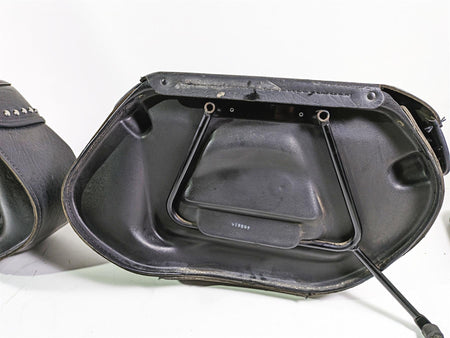 2008 Harley FLSTC Softail Heritage Saddlebag Saddle Bag Set 90477-06 90476-06 {{ shop.shopifyCountryName }} - Mototech271
