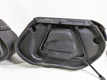 Load image into Gallery viewer, 2008 Harley FLSTC Softail Heritage Saddlebag Saddle Bag Set 90477-06 90476-06
