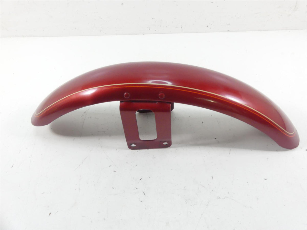1998 Harley Dyna FXDL Low Rider Front Fender Lazer Red Pearl - Bent 58998-83E {{ shop.shopifyCountryName }} - Mototech271