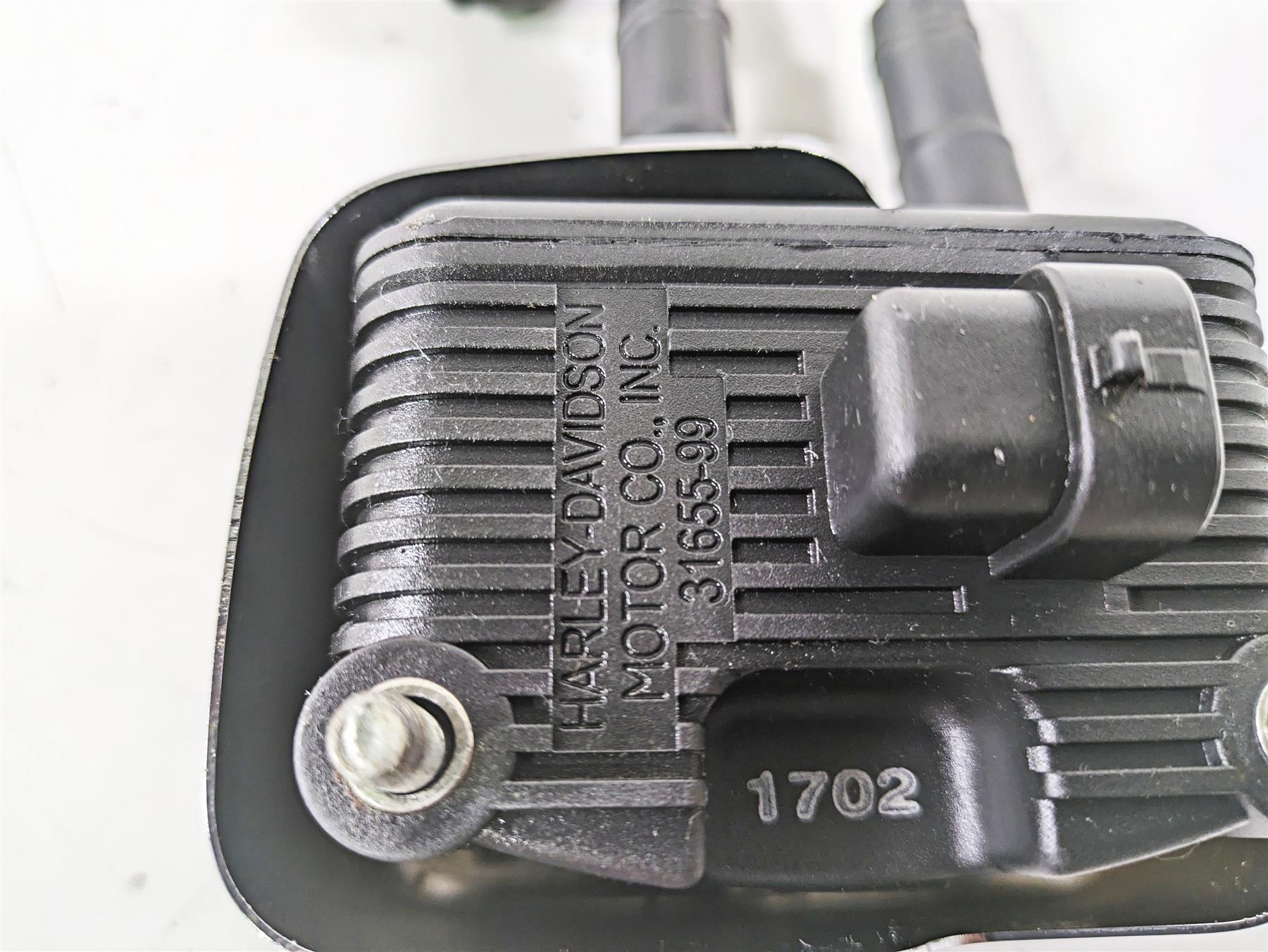2003 Harley Dyna FXDL Low Rider 100TH Ignition Coil Wires Plugs & Cover 31655-99 {{ shop.shopifyCountryName }} - Mototech271