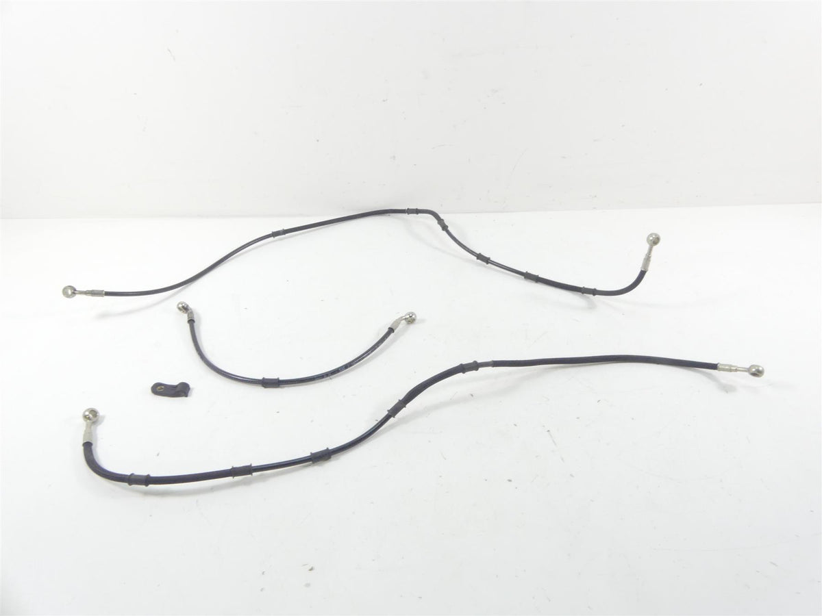 2015 Ducati Monster 1200 S Front Abs Brake Line Hose Set 61810531B 61810552B | Mototech271