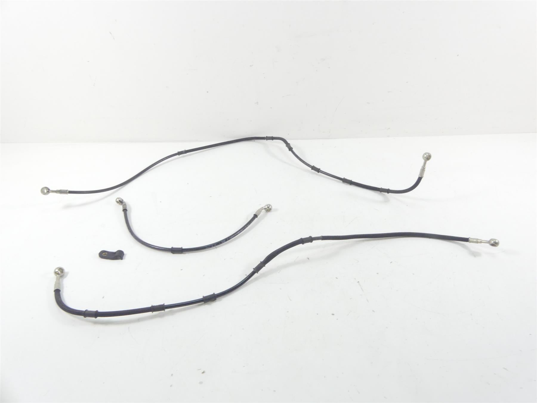 2015 Ducati Monster 1200 S Front Abs Brake Line Hose Set 61810531B 61810552B | Mototech271