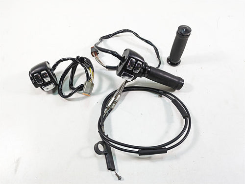 2006 Harley Sportster XL1200 Hand Control Switch + Chrome Button Set 71597-96B | Mototech271