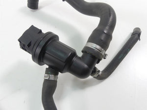 2014 BMW R1200GS K50 Left Side Radiator + Thermostat Hoses & Cover 17118523116