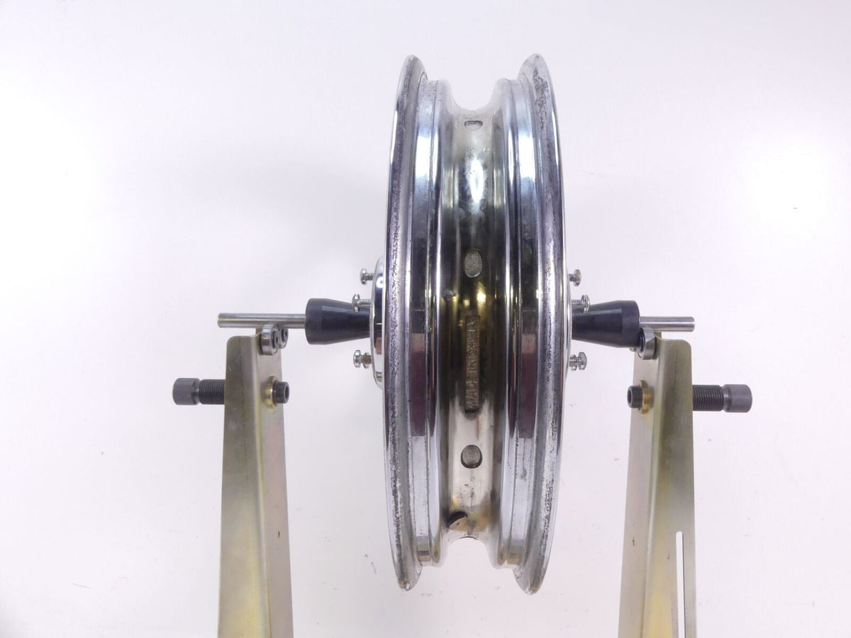2009 Harley Touring FLHRC Road King Front 9 Spoke Chrome Rim Wheel 16x3 40960-09 {{ shop.shopifyCountryName }} - Mototech271