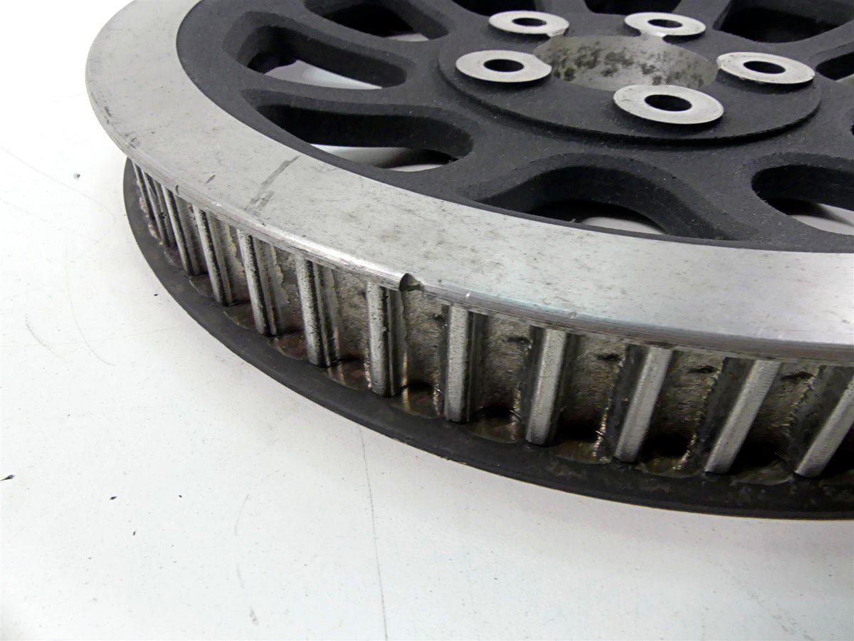 2007 Harley Touring FLHRC Road King Rear Drive Belt Pulley 66T - Read 37781-07 {{ shop.shopifyCountryName }} - Mototech271