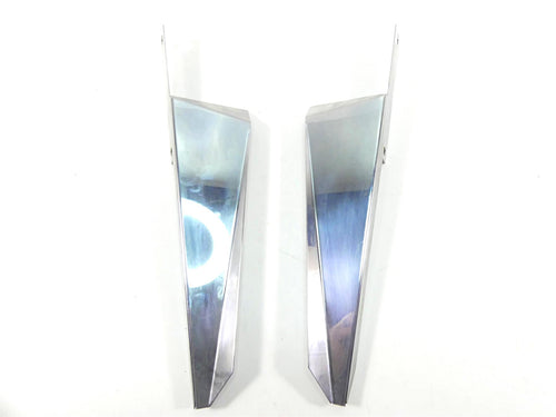 2003 Harley Touring FLHTCI E-Glide 100TH Chrome Fork Wind Deflectors 28-111 | Mototech271