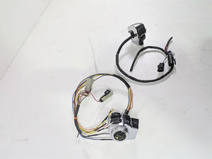 2007 Harley Touring FLHRSE CVO Road King Chrome Hand Control Switch Set 71682-06