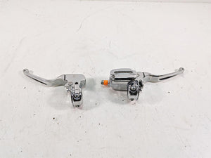 2010 Harley Touring FLHTCU Electra Glide Chrome Brake Clutch Lever Set 44551-08F | Mototech271