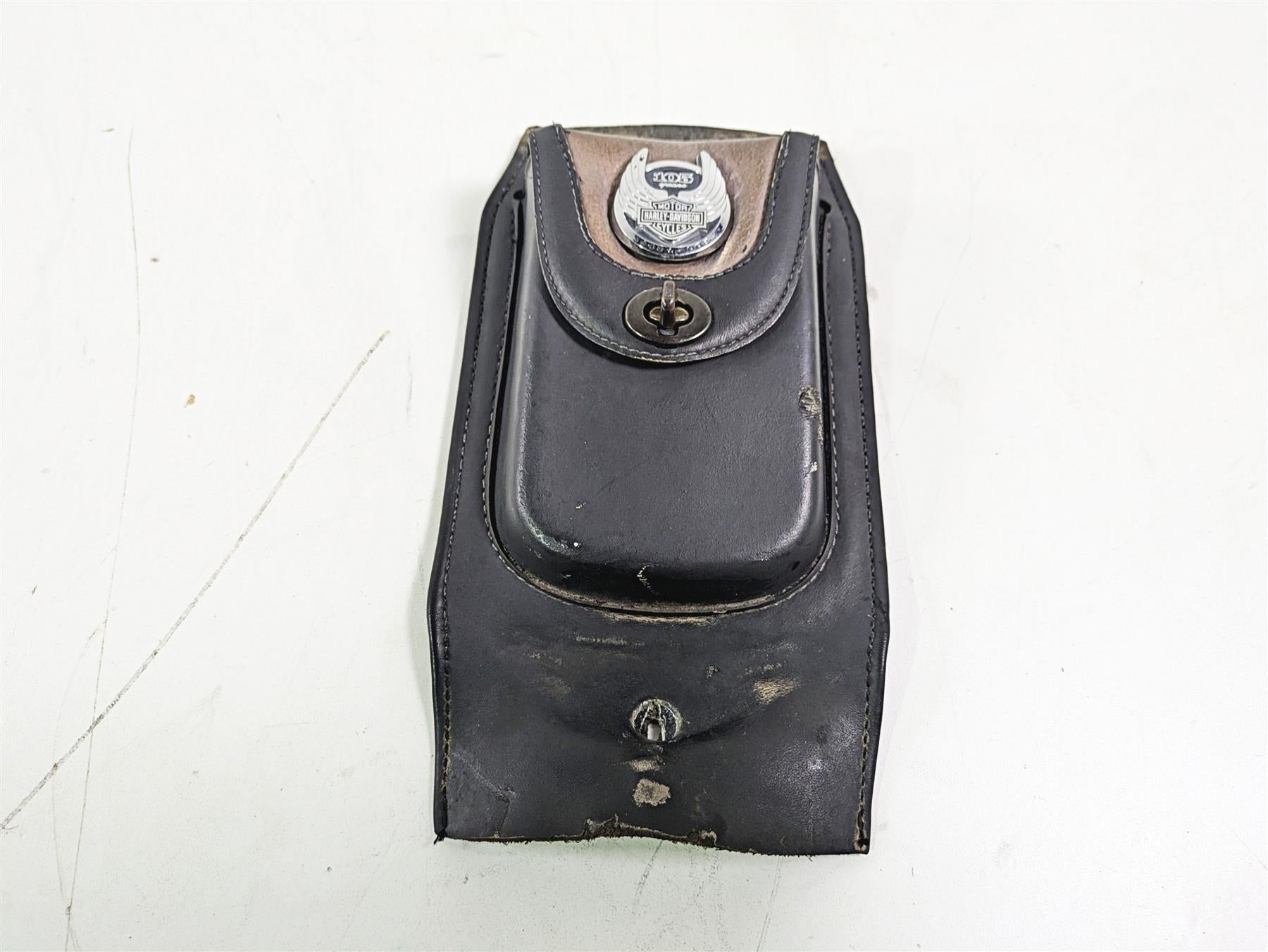 2008 Harley FLSTC 105TH Softail Heritage Fuel Gas Tank Center Bag 91135-09 {{ shop.shopifyCountryName }} - Mototech271