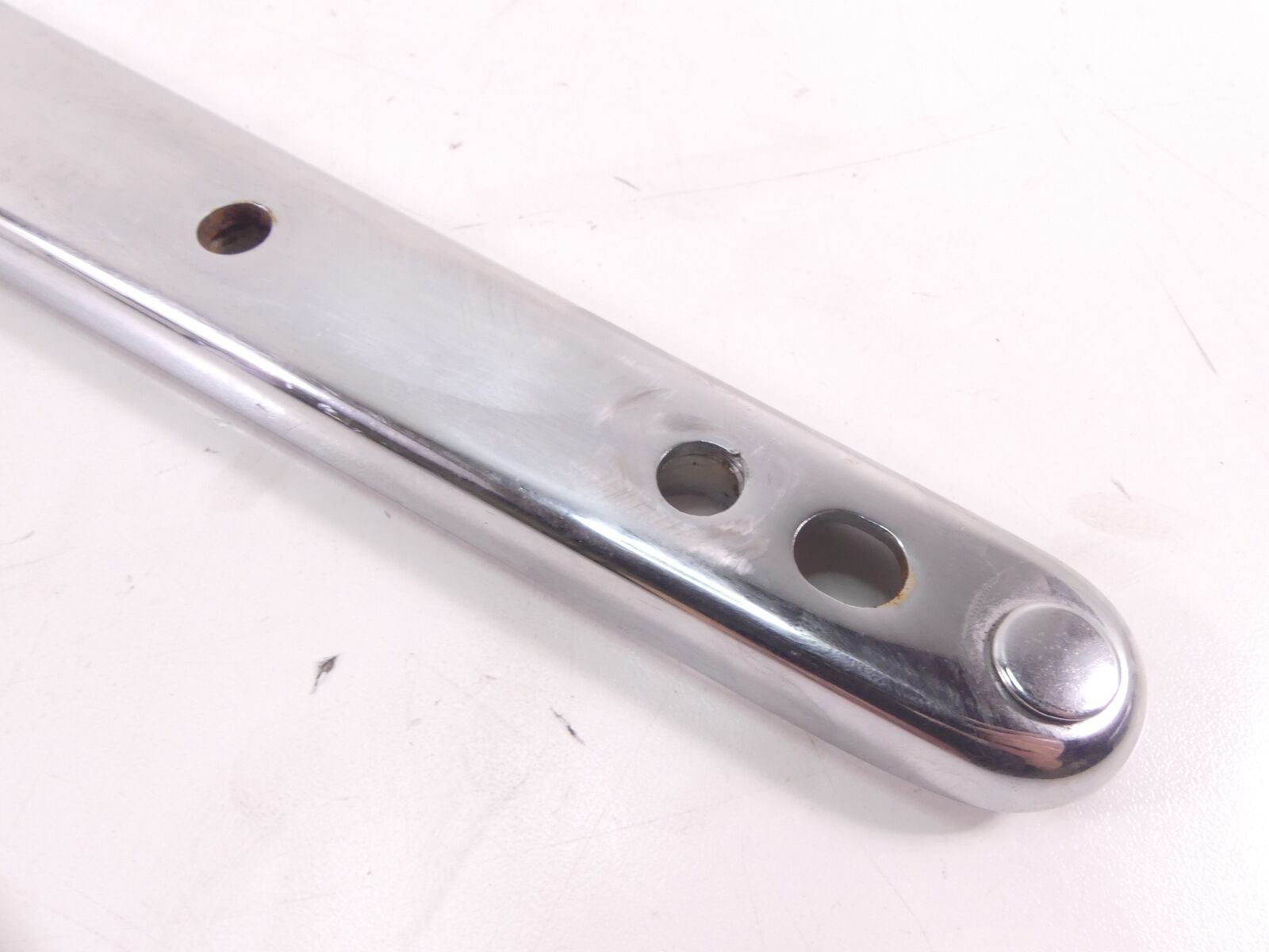 2006 Harley FLSTCI Softail Heritage Rear Right Chrome Fender Brace 59955-03 {{ shop.shopifyCountryName }} - Mototech271