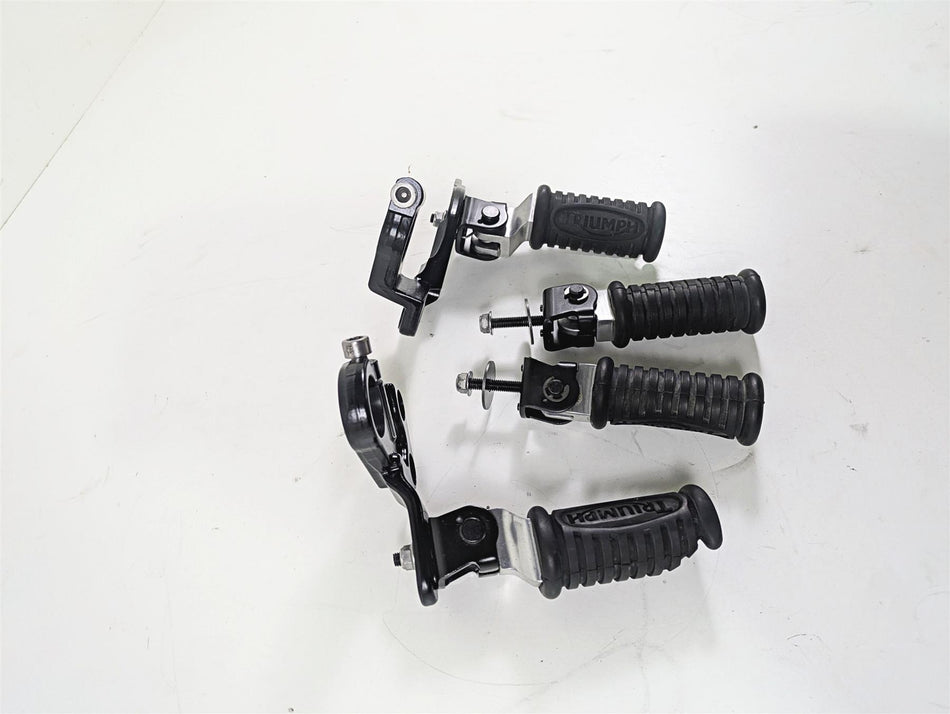 2013 Triumph Bonneville Front Rear Footpeg Rest Set T2070807 T2070806 {{ shop.shopifyCountryName }} - Mototech271