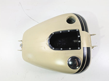 2015 Harley FXDF Dyna Fat Bob Fuel Gas Petrol Tank - Sand Cammo Denim 61000705 {{ shop.shopifyCountryName }} - Mototech271