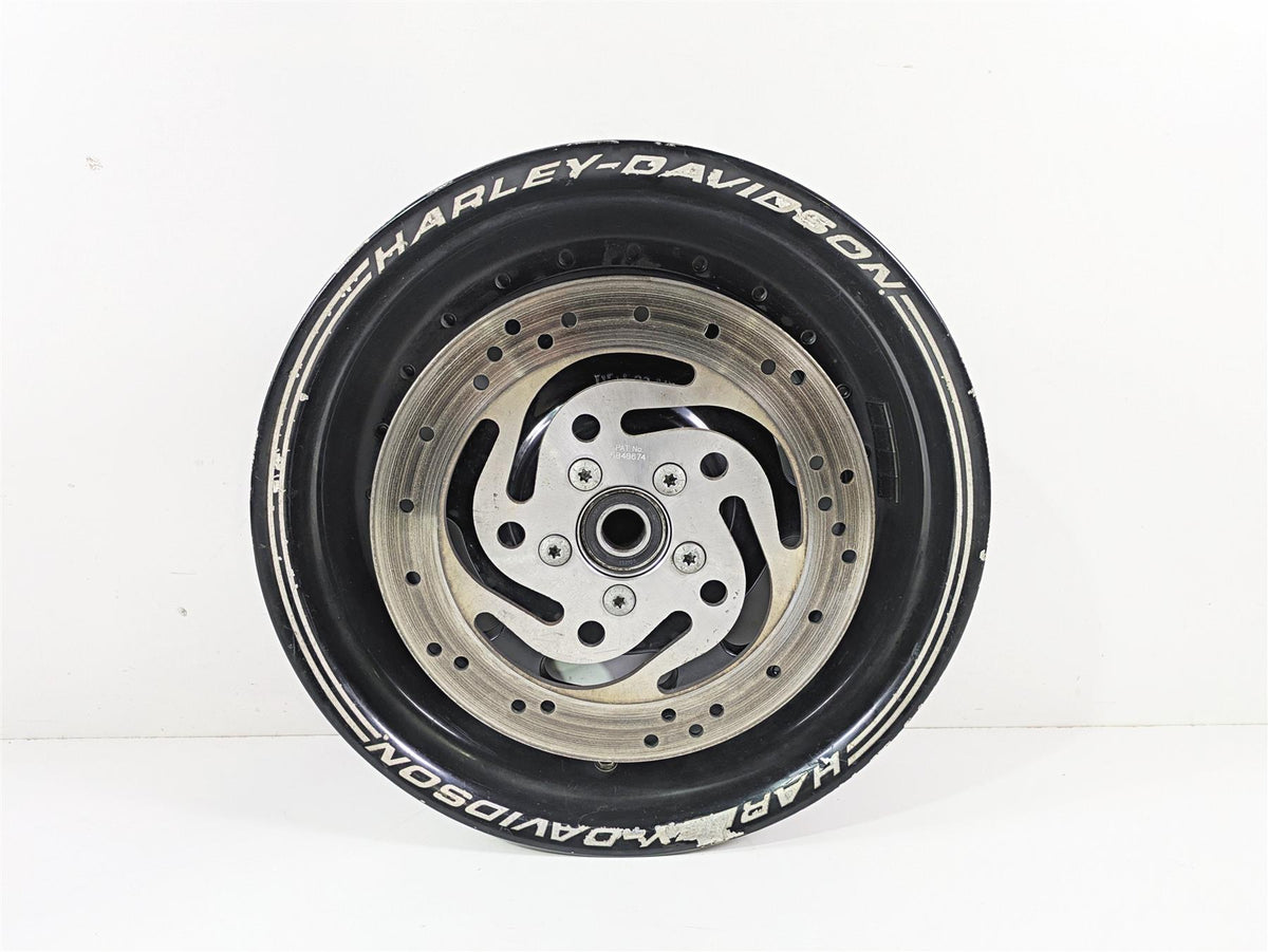 2014 Harley FXDF Dyna Fat Bob Rear Wheel Rim 16x5 Black - Read 40900261 {{ shop.shopifyCountryName }} - Mototech271