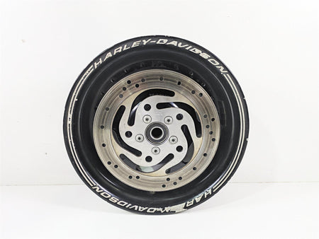 2014 Harley FXDF Dyna Fat Bob Rear Wheel Rim 16x5 Black - Read 40900261 {{ shop.shopifyCountryName }} - Mototech271