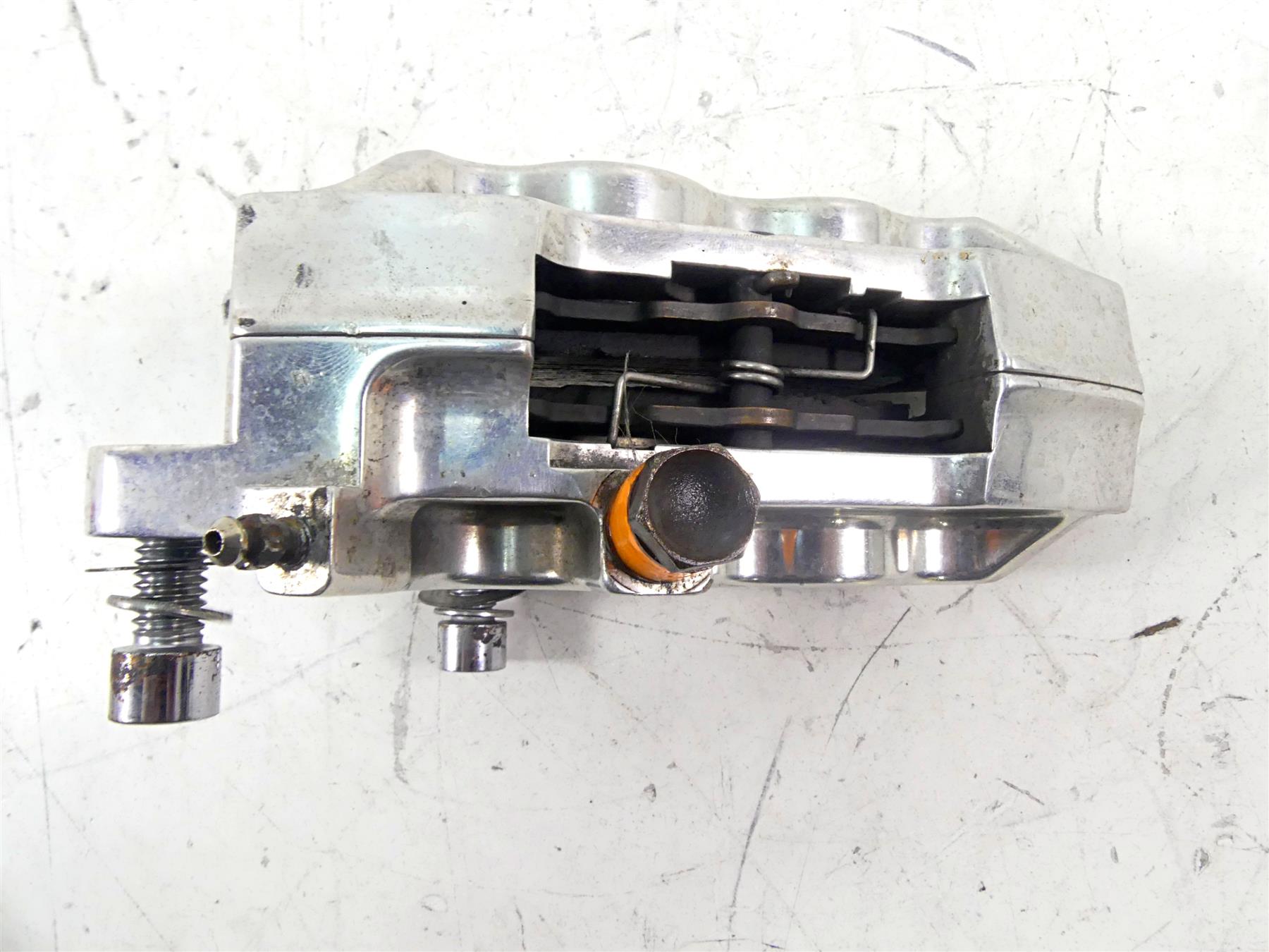 2009 Big Dog K9 Performance Machine Polished Front Brake Caliper 182-000001-02 {{ shop.shopifyCountryName }} - Mototech271