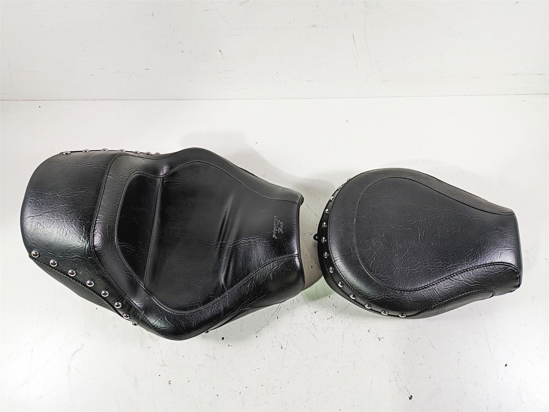 2002 Honda VTX1800 Retro Mustang Sport Touring Studded Front Rear Seat Set 75860 {{ shop.shopifyCountryName }} - Mototech271