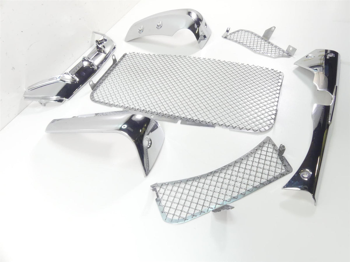2013 Triumph Rocket 3 Touring Radiator Chrome Fairing Covers T2108413 T2108414 {{ shop.shopifyCountryName }} - Mototech271