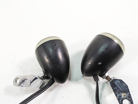 2009 Harley Softail FLSTSB Cross Bones Front Led Blinker Turn Signals 68804-06 {{ shop.shopifyCountryName }} - Mototech271